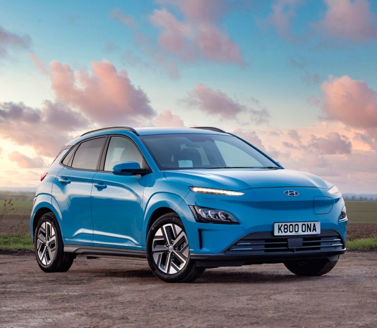 Hyundai kona on sale 100kw range